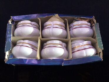 Şəkər qabları: Saghar Porcelain – qapaqlı porselen qablar dəsti. 1990-cı illər — 5