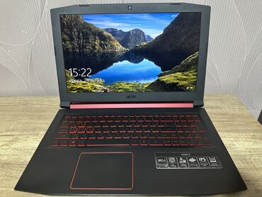 ноутбук nitro: Ноутбук, Acer, 16 ГБ ОЭТ, Intel Core i7, 15.6 ", Колдонулган, Жумуш, окуу үчүн, эс тутум HDD + SSD