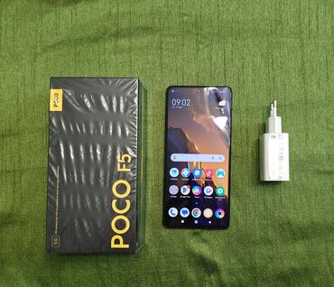 меняю телефон: Poco F5, Колдонулган, 256 ГБ, түсү - Кара, 2 SIM