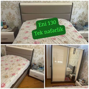 Divanlar: İkinəfərlik çarpayı, Dolab, 2 tumba, İşlənmiş