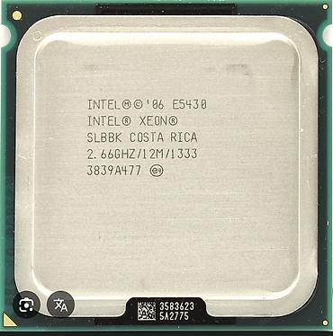 processor i7: Intel Xeon E5430 prosessor - Model: Intel Xeon E5430 (SLBBK) - — 1