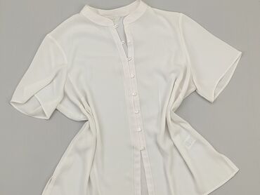 białe bluzki krótki rękaw: Bluzka Damska, Marks & Spencer, 2XL, stan - Bardzo dobry