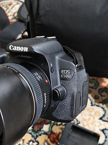 Фотоаппараты: CANON 650D 50MM F1.4
СОСТОЯНИЕ КАК НОВЫЙ 
ЦЕНА 25000 СОМ — 1