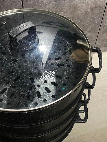 Пароварки: Многоуровневая пароварка UAKEEN VK-30 (Germany) - Диаметр: 32 см - — 5