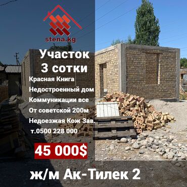 участок в ороке: 3 соток, Для строительства, Красная книга, Тех паспорт