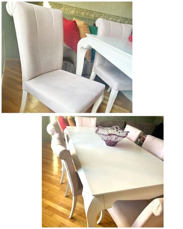 Stullar: Masa dəsti satılır 340₼. açılan deyil.Ünvan 9cu mkr. 8279 Sevil1