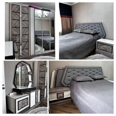 бу кровать купить: Двуспальная кровать, Трюмо, Шкаф, 2 тумбы, Б/у