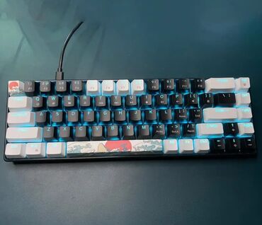 socket 1151 процессоры: Клавиатура, Механикалык, Зымдуу туташтыруу, Өлчөмү: 60%