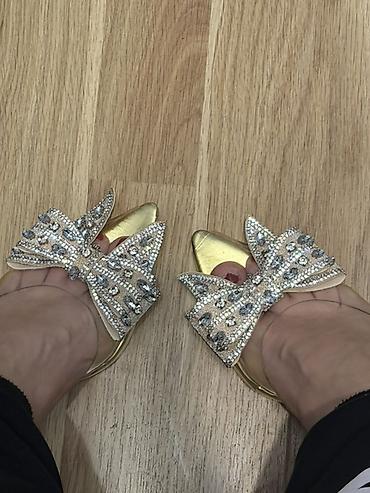 Tuflilər: Tuflilər, Zara, Ölçü: 36.5, rəng - Qızılı, Yeni — 2
