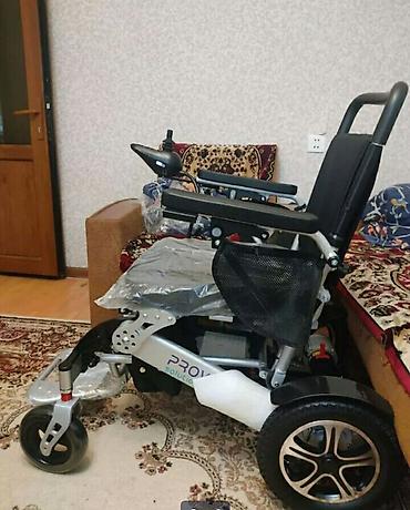 akülü araba: Elektrik təkərli kreslo – yığılabilən, yüngül alüminium korpuslu model — 7