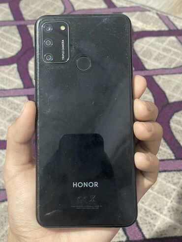 держатель для телефонов: Honor 9A, 64 ГБ, цвет - Черный, 2 SIM