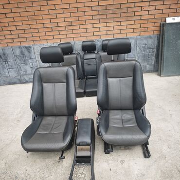 чехол для машины в бишкеке: Комплект сидений, Кожа, Mercedes-Benz 2001 г., Б/у, Оригинал, Германия