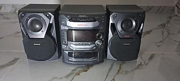 panasonic kx: Panasonic mini hi-fi musiqi mərkəzi (2 akustik kolonka + əsas blok) — 1