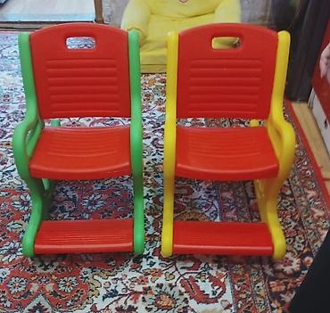 Yemək masaları, oturacaqları: İkisinin qiymeti 30 azn, yaxşı veziyyetdedi — 1