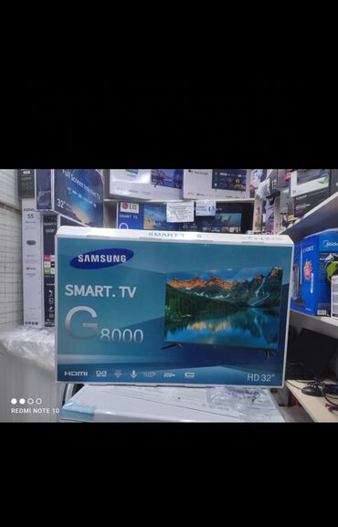 Динамики и музыкальные центры: Телевизор samsung 32G8000 smart tv android с интернетом youtube 81 см