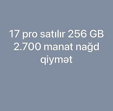 iphone 8 plus baku: IPhone 17 Pro, 256 GB, Göy — 2