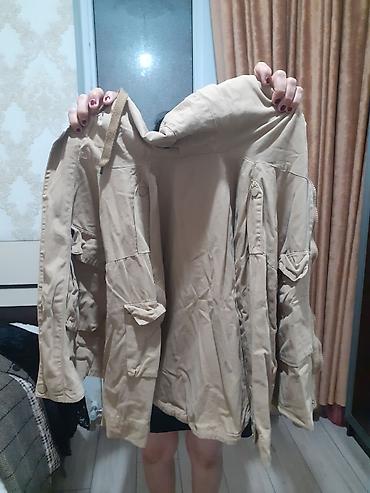 Куртки: Papito Kids kapüşonlu uşaq gödəkçəsi - Rəng: bej (dəvə rəngi) - Üst — 1