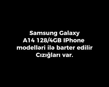 Samsung: Samsung Galaxy A14, 128 GB, rəng - Qara, Sensor, Barmaq izi, İki sim kartlı