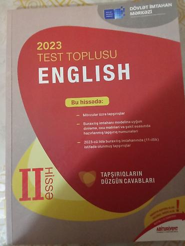Testlər: İngilis dili Testlər 11-ci sinif, DİM, 2-ci hissə, 2023 il — 1