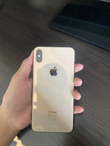 куплю айфон 6: IPhone Xs Max, Б/у, 256 ГБ, Золотой, Защитное стекло, Чехол, 71 %