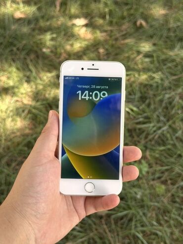 ipod купить: IPhone 8, Колдонулган, 64 ГБ, Ак