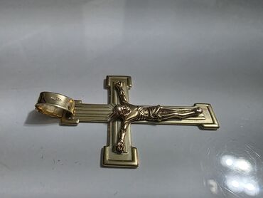 Ogrlice: ​💎 EKSLUZIVNA PONUDA: Ručno Rađen Zlatni Lanac i Krst (585) ​Ovo je — 10