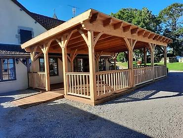 Sifarişlə digər bağ mebeli: Açıq məkan üçün taxta pergola - İstifadə sahəsi: həyət, bağ, teras — 7