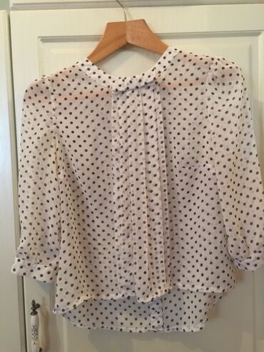 Köynək və bluzalar: Qadın köynəkləri dəsti - Parlaq narıncı, atlas effektli, qısaqoll — 5