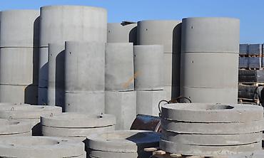 Железобетонные (ЖБИ) кольца для септика: Железобетонное (ЖБИ) кольцо для септика Размер: 110 x 90 x 8 см, Платная установка, В розницу — 8