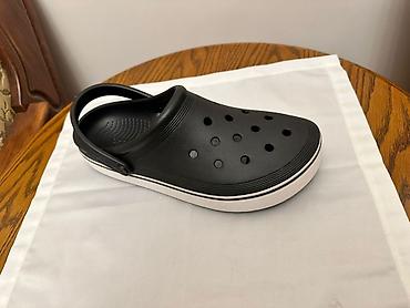 Босоножки, сандалии, шлепанцы: Мужские сандалии, 45, Crocs, Новый, цвет - Черный, Самовывоз — 6