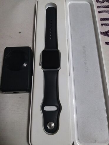 apple watch stainless: İşlənmiş, Smart saat, Apple, Sensor ekran, rəng - Gümüşü