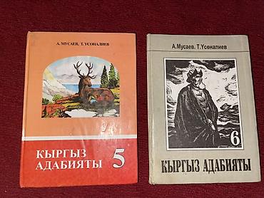 Спорт и хобби: Учебники «Кыргыз адабияты» для 5 и 6 классов. 1 штука 200, обе 400 — 1