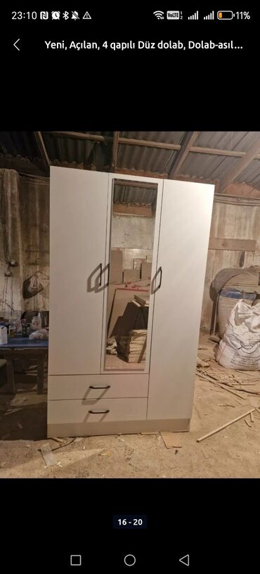 Dolablar: Açılan, 3 qapılı Düz dolab, Qarderob, paltar dolabı -da lalafo.az — 6 Dolablar: Açılan, 3 qapılı Düz dolab, Qarderob, paltar dolabı — 6