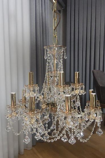 Çilçıraqlar: Çılçıraq, 10 və daha çox lampa, Xrustal — 1