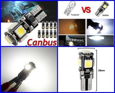 Tuning oprema: Slika 1 120din Led sijalica T10 smd 4 (1) bela boja 12v, 1w — 5