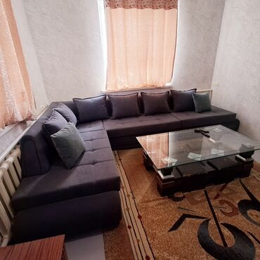 Угловые диваны: Угловой диван, C подушками, Трехместный — 14