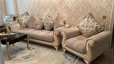 iwlenmiw divan kreslo: Əla vəziyətdə divan + 2 kreslo. 550 Azn — 2