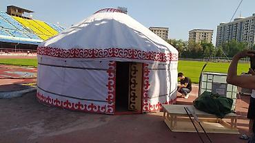 Спорт и хобби: Аренда юрты, Каркас Металлический, 65 баш, С полом, Стол, Самовар — 1