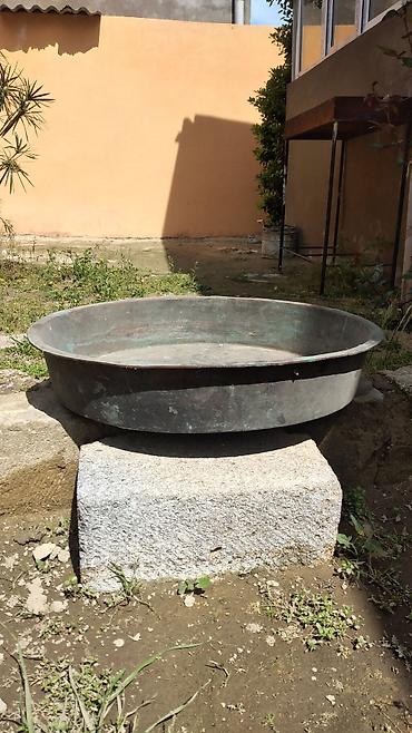 mis məcməyi: Böyük ölçülü mis tava halva tavası qedmi eses tavası misdi qedmi — 2