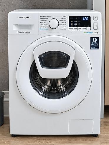 Samsung paltaryuyan maşın – EcoBubble, 6.5 kq, sonradan əlavə etmə ilə
