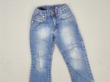 kombinezon jeansowy letni: Jeans, H&M, 3-4 years, 104, condition - Good