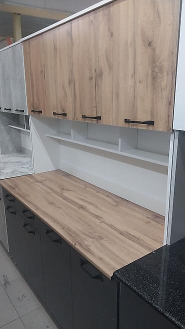 silver kitchen: Кухонный гарнитур, Новый, цвет - Белый, ДСП, Бесплатная доставка — 5