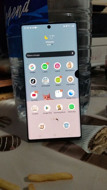 телефон самсунг с 10: Samsung Note 10 Plus, Б/у, 256 ГБ, цвет - Серый, 1 SIM