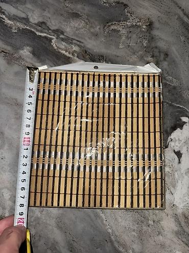 bambu: Bambuk süfrə altlıqları 15*14 sm - 65 paçka qalıb 18*18 sm - 70 — 3