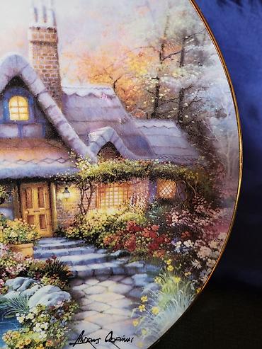 Ostali kućni dekor: Deko tanjir iz 90ih.god.A.Orpinas engleska br.MB 2961. Dekorativni — 4