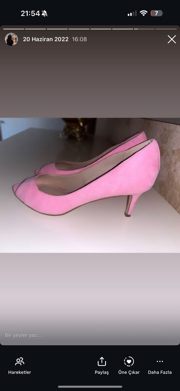 туфли новая не разу не одевала: Tuflilər, Asos, Ölçü: 37, rəng - Çəhrayı, Yeni