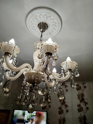 Ev üçün dekor: Çılçıraq, 6 lampa, Şüşə — 1