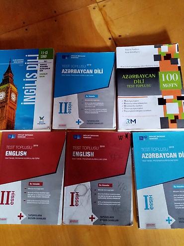 Testlər: Hazırlaşan abituriyentlər üçün hər cür kitab mövcuddur. Qiymətini — 3