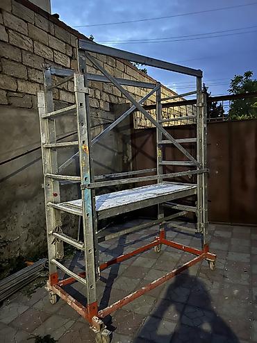 Nərdivanlar: Alüminium mobil iş qülləsi / skafold - Material: yüngül və davamlı — 4