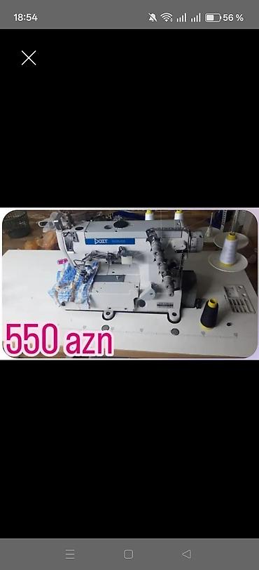 Sənaye reşmə tikiş maşını – Paitt Interlock tipli model. - Çoxsaplı